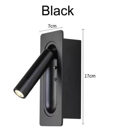 Hotel Headboard Wall Adjustable LED Reading Lamp