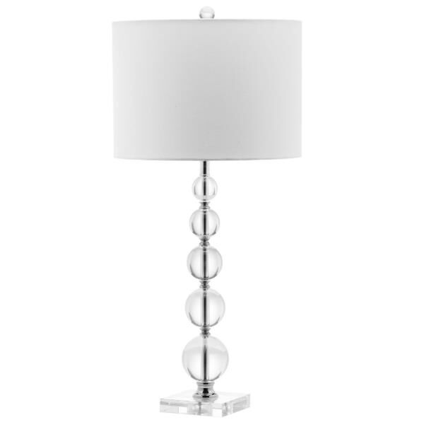 Crystal ball table lamp