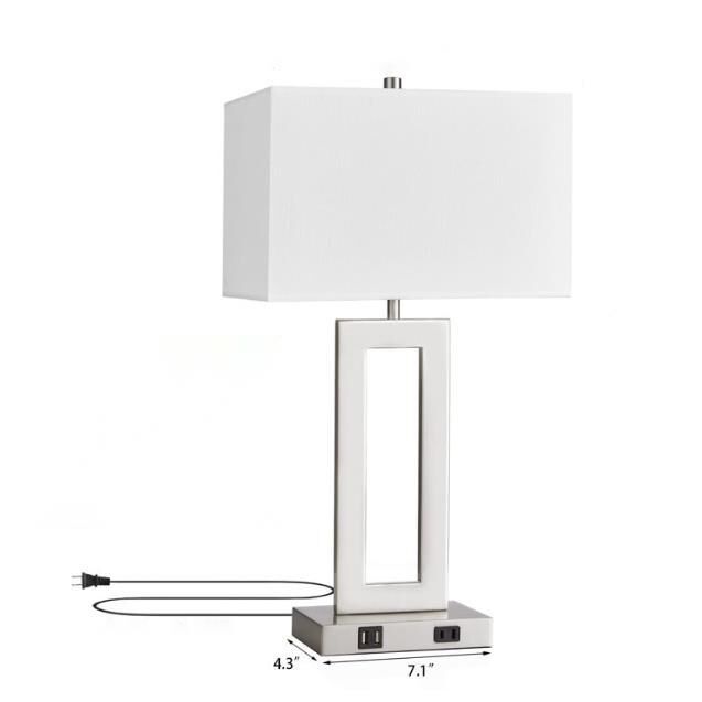 hotel table lamps with outlet