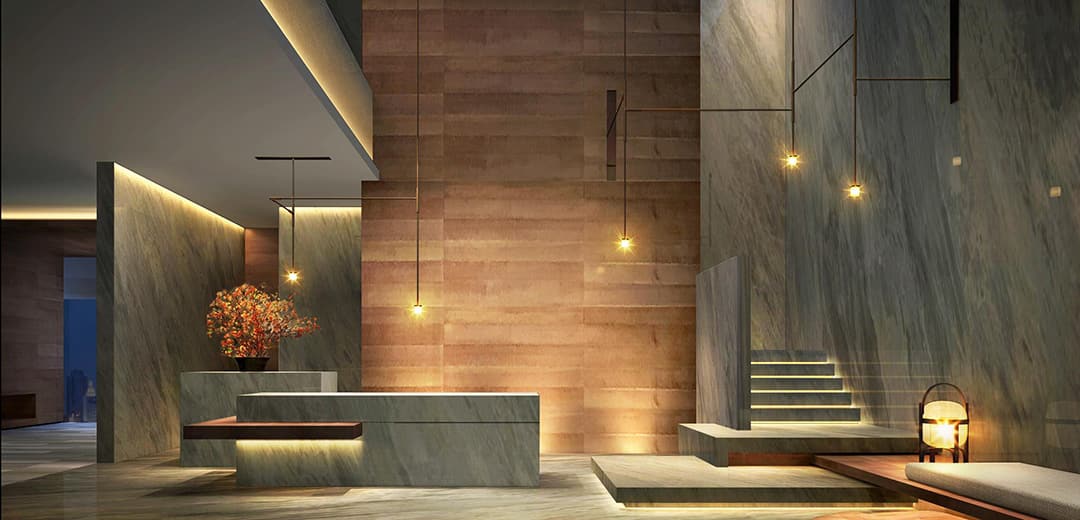 One of hotel lighting design trend to be as simple as possible