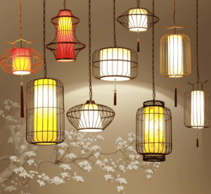 Chinese Style birdcage chandelier