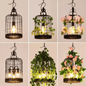 Nature-birdcage-chandelier