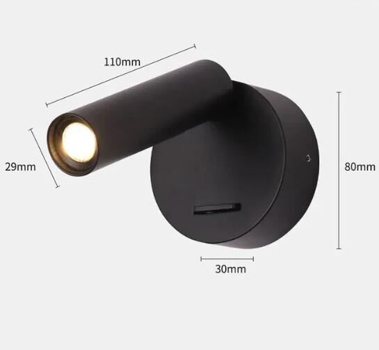 hotel wall reading light​