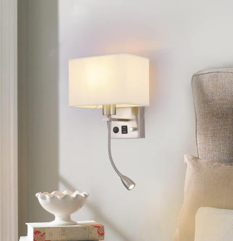 Hotel Wall Lights With Outlet
