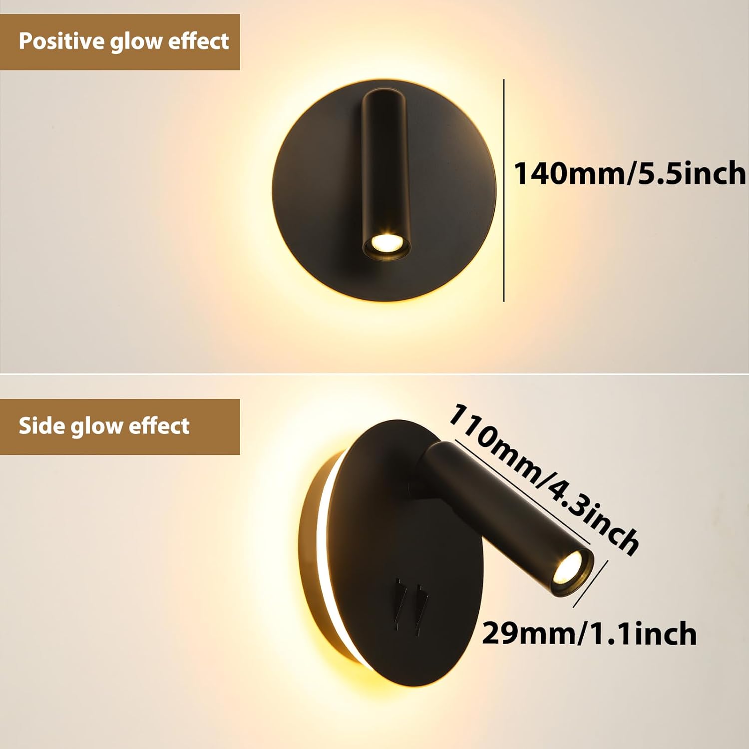 Hotel headboard lights
