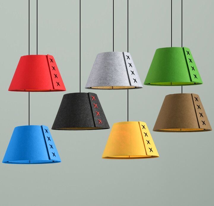 cone-felt-acoustic-pendant-lighting